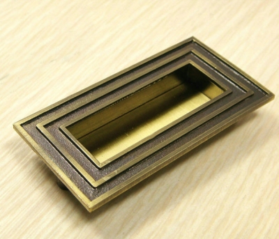 Bronze Cabinet Wardrobe Cupboard Knob Invisible Drawer Door Pulls Handles 64mm 2.52" MBS384-1 [Handles&Knobs-406|]