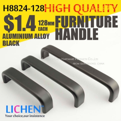 LICHEN H8824-128 Black Furniture handles [Furniture Handle-70|]