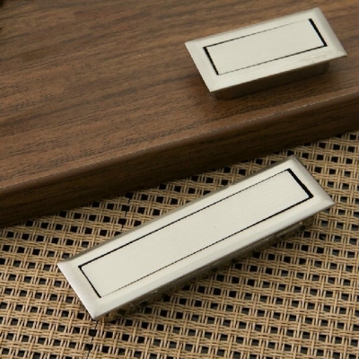 Modern Invisible Cabinet Wardrobe Cupboard Knob Drawer Door Pull Handles 90mm 3.54" MBS304-3 [Handles&Knobs-280|]