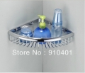 Wholesale / Retail Promotion Polished Chrome Brass Bathroom Commodity Basket Corner Bath Storage Rack Holder