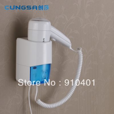 Wholesale And Retail NEW Bathroom Wall Mounted Hair Dryer Dry Hair Machine Electronic Body Dryer-White Color