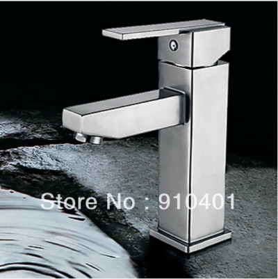 Wholesale And Retail Promotion Modern Polished Chrome Brass Bathroom Basin Faucet Single Handle Sink Mixer Tap [Chrome Faucet-1608|]