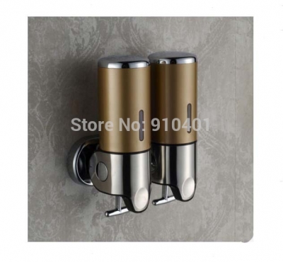 Wholesale And Retail Promotion Modern Yellow Bathroom Kitchen Wall Mounted Touch Soap Box Liquid Shampoo Bottle