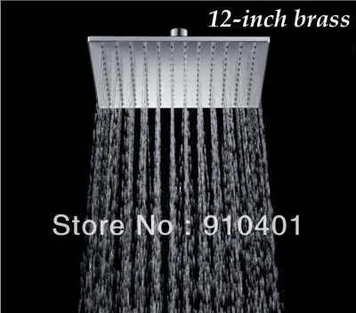 Wholesale And Retail Promotion New Fashion Wall Mounted Ultrathin 12" Bathroom Square Shower Head