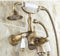 Wholesale And Retail Promotion Telephone Style Shower Faucet Antique Brass 8