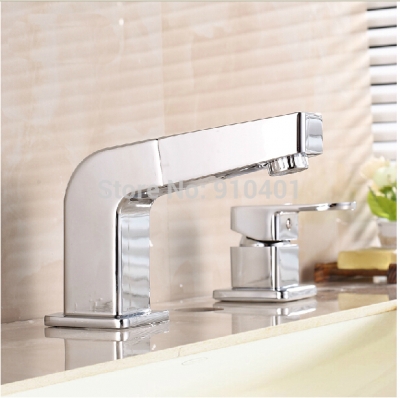 Wholesale and Retail Promotion Chrome Brass Pull Out Bathroom Basin Faucet Single Handle Vanity Sink Mixer Tap