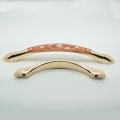 128mm modern exquisite red amber noble zinc alloy furniture drawer handles 96g for cabinet wardrobe cupboard usage