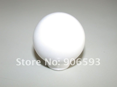 12pcs lot free shipping\\Porcelain white circular cabinet knob\\porcelain handle\\porcelain knob