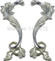 64mm one pairs NEW EUROPEAN STYLE antique silver furniture handles for kitchen cabinet closet door handle