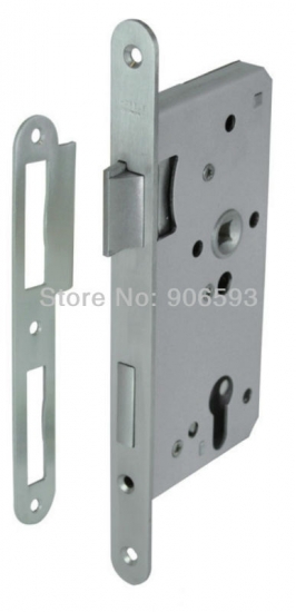 6pcs lot free shipping Modern stainless steel classic mortise lock body/lock/door lock/mortise lock [Modern style stainless steel door handle-97|]