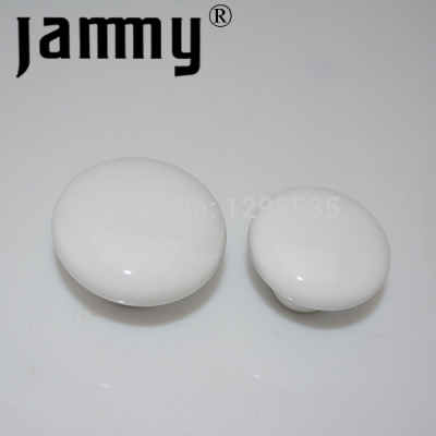 Best price for 2014 32MM Pure White Ceramic knobs furniture decorative kitchen cabinet handle high quality armbry door pull