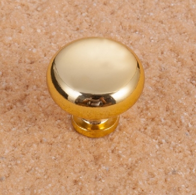 Cabinet Knob Solid Golden Color Drawer Cupboard Knob Handles Pulls 28mm Zinc Alloy