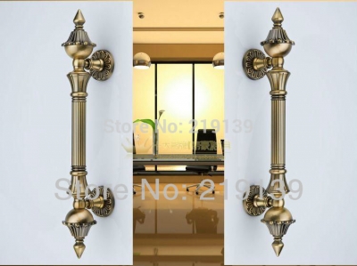 European Antique Classics Metal Zinc Alloy Grand Glass Door Handle Interior Doors Pull Furniture Hardware puxadores de porta