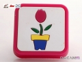 Pink flower drawer Knobs ,Nursery Decor /Handle Pulls/ Children door pull/ Kids room knob