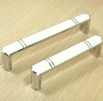 White Cabinet Wardrobe Chest Cupboard Knob Drawer Doors Pulls Handles 96mm 3.78" MBS393-1 [Handles&Knobs-420|]