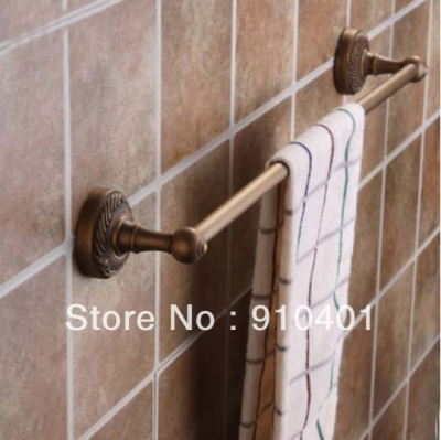 Wholesale And Retail Promotion NEW Luxury Wall Mounted Bathroom Towel Bar Classic Carved Base Towel Bar Holder