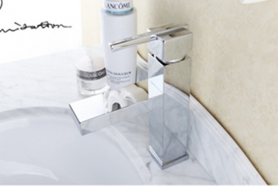 Wholesale And Retail Promotion Classic Brass Bathroom basin Faucet Undercounter Single Handle Mixer tap [Chrome Faucet-1496|]