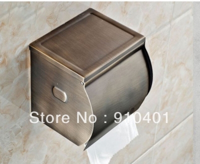 Wholesale And Retail Promotion Euro Style Antique Brass Wall Mounted Toilet Paper Holder Waterproof Paper Box [Toilet paper holder-4649|]