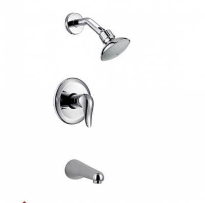 Wholesale And Retail Promotion NEW Luxury Chrome Finish Wall Mounted Bathroom Shower Faucet Bathtub Mixer Tap [Chrome Shower-1960|]