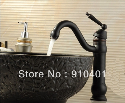 Wholesale And Retail Promotion NEW Oil Rubbed Bronze Bathroom Basin Faucet Swivel Spout Vessel Sink Mixer Tap [Oil Rubbed Bronze Faucet-3734|]