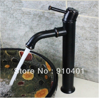 Wholesale And Retail Promotion NEW Oil Rubbed Bronze Bathroom Faucet Tall Single Handle Vanity Sink Mixer Tap [Oil Rubbed Bronze Faucet-3752|]
