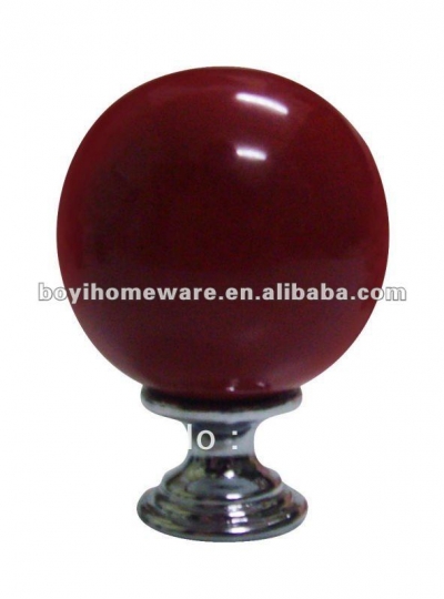 new red colored ceramic knob bulb shape cabinet knobs kitchen knobs round knobs wholesale and retail 100pcs/lot PD06