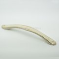 white coating + real gold plating simple style fashion funiture handle zinc alloy drawer pulls furniture for cupboard and drawer