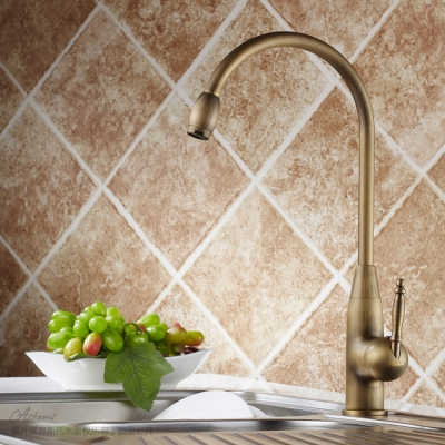Antique Kitchen faucet ,copper hot and cold faucet, rotation head,Single handle faucet [BathroomHardware-168|]