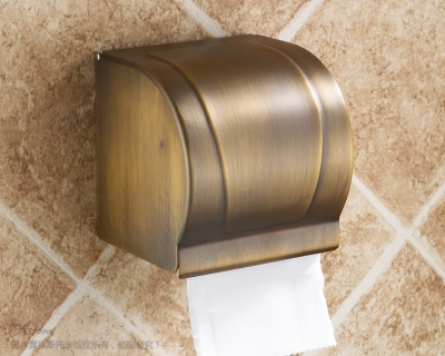 Free shiping pure brass paper holder, bathroom waterproof box, toilet paper box , wall mounted paper rack [BathroomHardware-137|]
