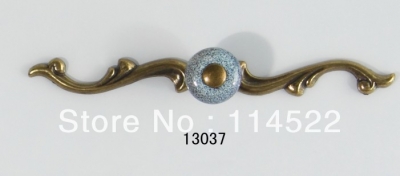 New design antique brass and ceramic door handles kitchen handles knobs wardrobe handles closet knob cabinet pulls classic 13037 [NewItems-434|]