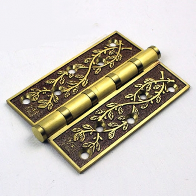 Simple European style all brass 5 inch door hinges classical high quality with ballbearing strong hinges Free shipping [Classical Door Hinges-376|]