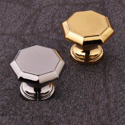 Single Hole 30mm Silver and gold zinc Alloy Cupboard Wardrobe Knob Drawer Door Handle Pull furniture handle drawer knobs