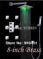 Wholesale And Retail Promotion Chrome LED Color Thermostatic 8
