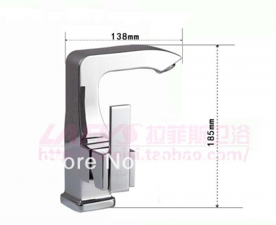 Wholesale And Retail Promotion Deck Mounted Chrome Brass Bathroom Basin Faucet Single Handle Vanity Sink Mixer [Chrome Faucet-1306|]