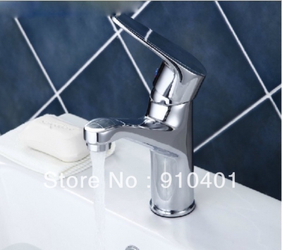 Wholesale And Retail Promotion Lavatory Basin Faucet Chrome Brass Bathroom Sink Faucet Single Handle Mixer Tap
