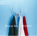 Wholesale And Retail Promotion Modern Aluminium Wall Mounted Hooks Clothes Hat Towel Hangers 6 Pegs Swivel Bars