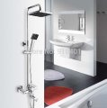 Wholesale And Retail Promotion Modern Luxury Chrome Rain Shower Faucet Set Bathtub Mixer Tap With Hand Shower