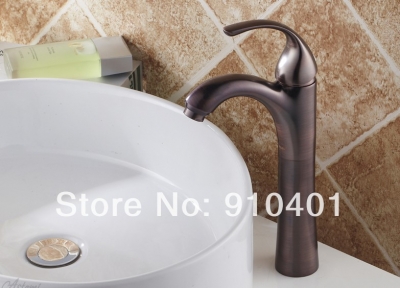 Wholesale And Retail Promotion Oil Rubbed Bronze Tall Style Bathroom Basin Faucet Single Handle Sink Mixer Tap [Oil Rubbed Bronze Faucet-3677|]