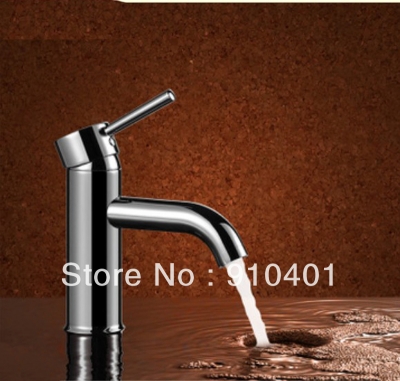 Wholesale And Retail PromotionNEW Chrome Brass Single Handle Bathroom Basin Faucet Undercounter Sink Mixer Tap [Chrome Faucet-1563|]