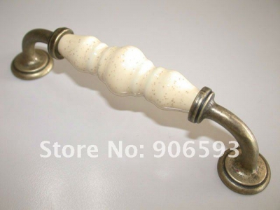 Zinc alloy classic tastorable porcelain cabinet handle\12pcs lot free shipping\furniture handle