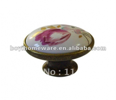 ceramic furniture handle wholesale and retail shipping discount 100pcs/lot T09-AB
