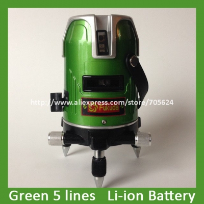-Green Line Fukuda 5 lines laser level, Cross line green laser, laser liner outdoor using [5LinesLaserLevel-27|]