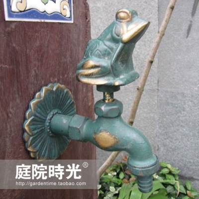 Brass Copper animal faucet washing machine bronze frog garden tap garden hardware garden bibcocks