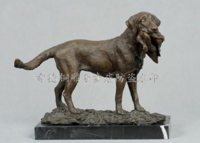 Copper sculpture animal series copper crafts gift crafts derlook dog dw-039 [Bronzesculpture-98|]