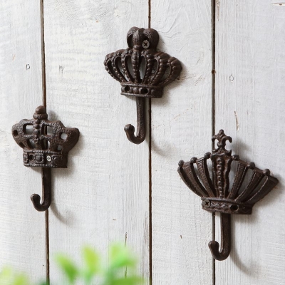 Fashion iron hook decorative vintage wall door after the coat hooks clothes hanging hook [WallHook-811|]