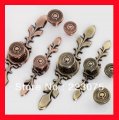 Free Shiipping 120mm Zinc alloy drawer pull / cabinet handle knobs 3 colors Kitchen cabinet hardware 10pcs/lot