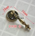Furniture handles Cabinet knobs and handle Copper Cabinet Wardrobe door Handle Drawer knobs Cupboard Pull handles 5pcs/lot