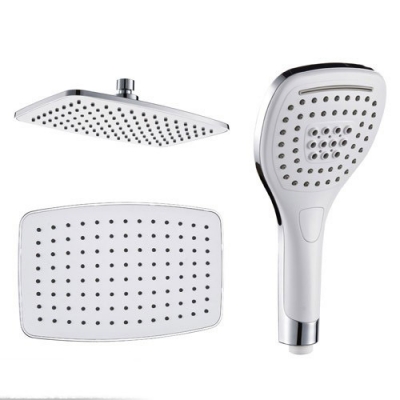 NEW Luxury Bathroom Large Rain Shower Head & Multi-function Hand-held Shower [Shower head &hand shower-4090|]