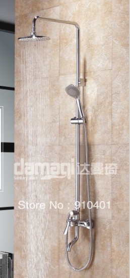 Wholesale And Retail Promotion Luxury Chrome Bathroom Rain Shower Faucet Bathtub Shower Mixer Tap Shower Column [Chrome Shower-2320|]