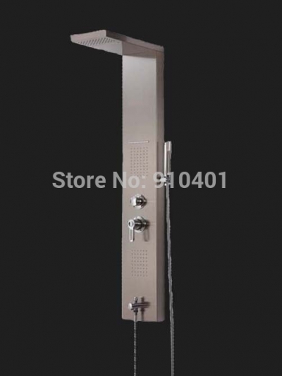 Wholesale And Retail Promotion Luxury Waterfall Shower Panel Shower Column Massage Jets Tub Mixer Hand Shower [Shower Column Shower Panel-3950|]